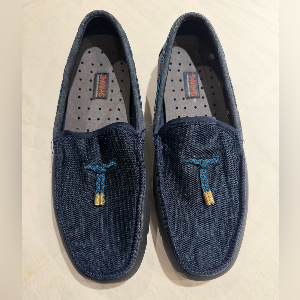 Swims Dark Blue Mesh shoes size 8